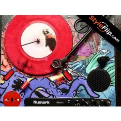 Numark PT01 Scratch Custom Styleflip Skin Graffiti