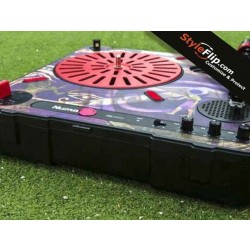 Numark PT01 USB Custom Styleflip Skin Purple Psychedelic 2