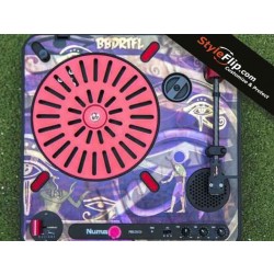 Numark PT01 USB Custom Styleflip Skin Purple Psychedelic 3