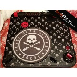 Numark PT 01 Scratch Custom StyleFlip Skin Design Skull