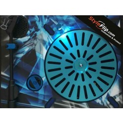 Numark PT 01 Scratch Decal Skin StyleFlip Aqua Swirl