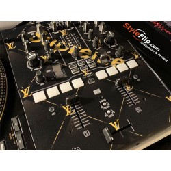 Numark Scratch Custom Skin StyleFlip Supreme Black Gold DJ Decal