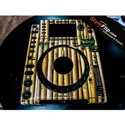 Pioneer CDJ-2000 Custom Styleflip Skin Bamboo