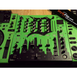 Pioneer CDJ 2000Nexus & DJM 800 Custom Skin Styleflip Green