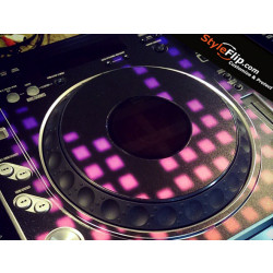 Pioneer CDJ-800 Custom Styleflip Skin Decal Squares Pink