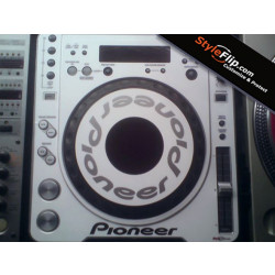 Pioneer CDJ-800 MK2 Styleflip Custom DJ Skin White
