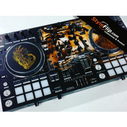Pioneer DDJ SR Custom Skin Tiger Black Styleflip Decal