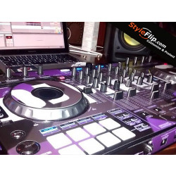 Pioneer DDJ-SX Custom Styleflip Purple DJ Skin Decal