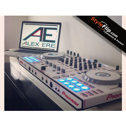 Pioneer DDJ SX Styleflip Custom All White Skin Decal Alex