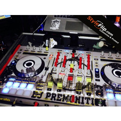 Pioneer DDJ SX Styleflip Custom Skin Decal Premonition White