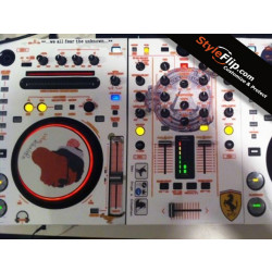 Pioneer DDJ T1 & S1 Custom Styleflip Skin White Decal