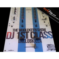 Pioneer DJM-707 Custom Styleflip Skin Decal 1stClass