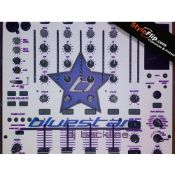 Pioneer DJM 800 Custom Designed Styleflip Decal Bluestar