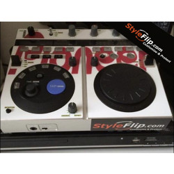 Pioneer EFX 500 Styleflip Custom Skin White Red Text
