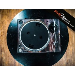 Pioneer PLX-500 Dark Wood Skin Custom