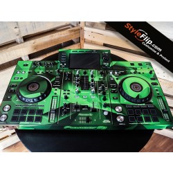 Pioneer XDJ-RX2 Green Lowpoly Custom Skin