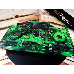 Pioneer XDJ-RX2 Green Lowpoly Custom Skin 2