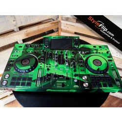 Pioneer XDJ-RX2 Green Lowpoly Custom Skin 3