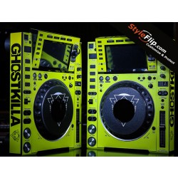 Pioneer CDJ 2000 Nexus 2 GhostKilla Green Lime Design