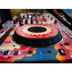 Pioneer DDJ-RX Skin Platter Custom Styleflip Psychedelic