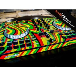 Pioneer DDJ SB3 Custom StyleFlip Skin Swirl Design