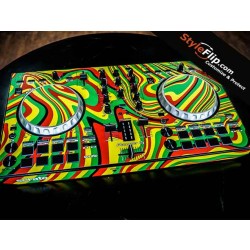 Pioneer DDJ SB3 Custom StyleFlip Skin Swirl Design