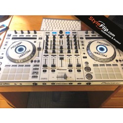 Pioneer DDJ-SX2 Custom Skin Decal Clean White Design