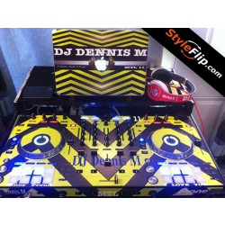 Pioneer DDJ-SX 2 Skin Styleflip Custom Hazard Design