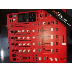 Pioneer DJM 900 Nexus 2 StyleFlip Skin Red Custom