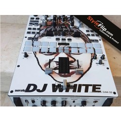 Pioneer DJM S9 Custom StyleFlip DJ White Decal Skin