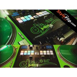 Pioneer DJM S9 Custom Green Styleflip Skin DJ Javier