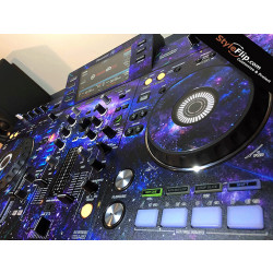 Pioneer XDJ RX Abstract Styleflip Custom Skin Purple