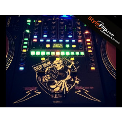 Rane 62 Custom Skin DJ Bream Skeleton Lightning Bolts
