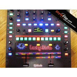 Rane Sixty Two Custom Skin Lucky Strike Red Glow Black