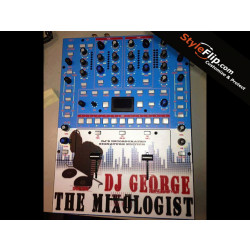 Rane Sixty Two Styleflip Custom Skin Mixologist White Blue
