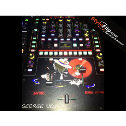 Rane Sixty Two Styleflip Custom Skin VDJ DJ Blue Arrows