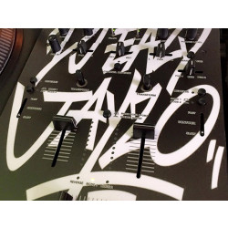 Rane TTM 56 Styleflip Custom Skin DJ Eazy Black White