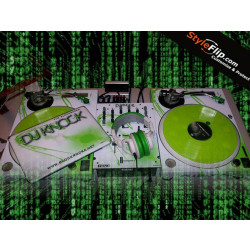 Rane TTM 57 & 57 SL Custom Skin Styleflip Green DJ Knock