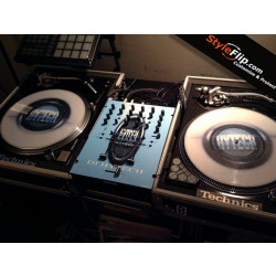 Rane TTM 57 & Slipmat Custom Styleflip Decal Blue DJ Hytech