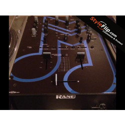 Rane TTM 57 DJ Muve Black Blue Music Note Custom Skin