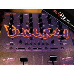 Rane TTM 57 MK2 Custom Skin Purple Black Orange Graffiti