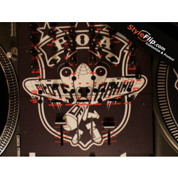 Rane TTM-57 Styleflip Custom Skin Black White Decal Plane