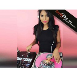 Rane Serato DJ Vinyl Custom Pink Styleflip Record