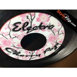 Record Label Custom 7inch Skin Decal Styleflip Pink Sakura