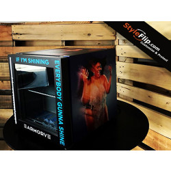 Redbull Refrigerator Skin Decal Wrap Styleflip Design 4