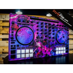Reloop Mixon 4 Purple Dreams Skin Front