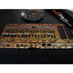 Roland JP-08 Gold Trim Back Skin
