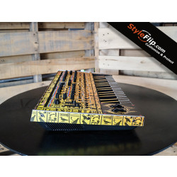 Roland Jupiter XM Custom Skins Hieroglyphs Side