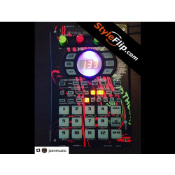 Roland SP-404 SX Skin Red Green