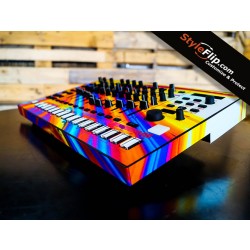 Roland TR-8S Rainbow Custom Styleflip Vinyl DJ Skin